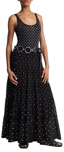 Michael Kors Women's Studded Tier Maxi Skirt