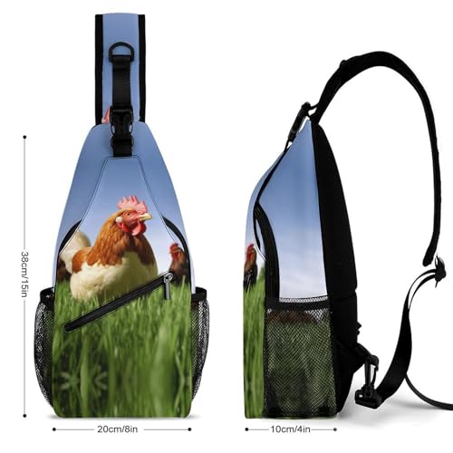 Mochila tipo bandolera deportiva para senderismo casual miniatura 2