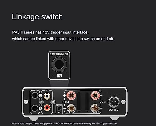 Image of Topping PA5 II Speaker Amplifier Compact Desktop Amplifier Fully Balanced AMP (PA5 II Plus, Silver)
