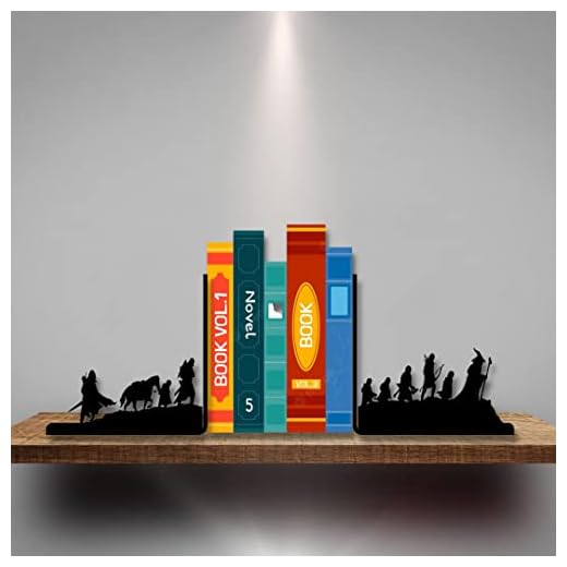 Suporte Aparador de Livros Senhos dos Anéis Sociedade do Anel