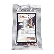 GLUCOAMYLASE Enzyme Single DOSE Pack 10g Packet Dry BETA AMYLASE Enzyme