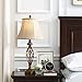 ARPENTER Table Lamp Set of 2 for Bedroom or Living Room, 27.5 in. High Royal Bronze Finish, Large Bedside Reading,Dining,Kitchen,Nightstand Traditional Table Lamps