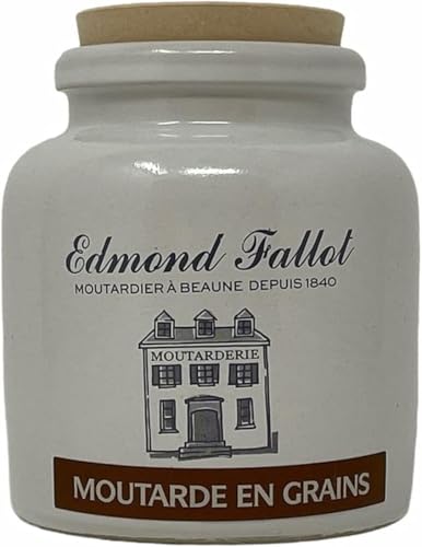 Edmond Fallot | Grani di senape di Digione - Barattolo in gres da 250 g