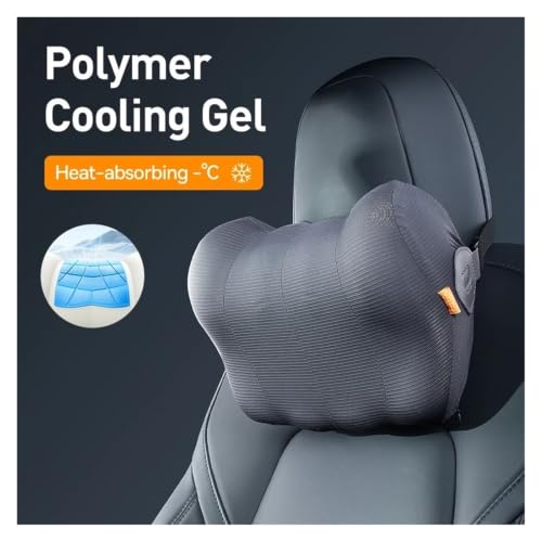 Cojín del asiento de coche viscoelástico, almohada lumbar y cervical transpirable 2