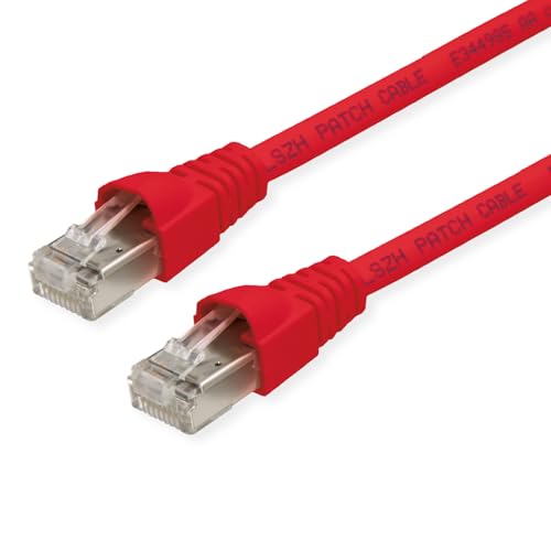 Telegrtner Patch Cable Cat6A S-FTP MP8 FS 500 LSZH 2.0 m Red