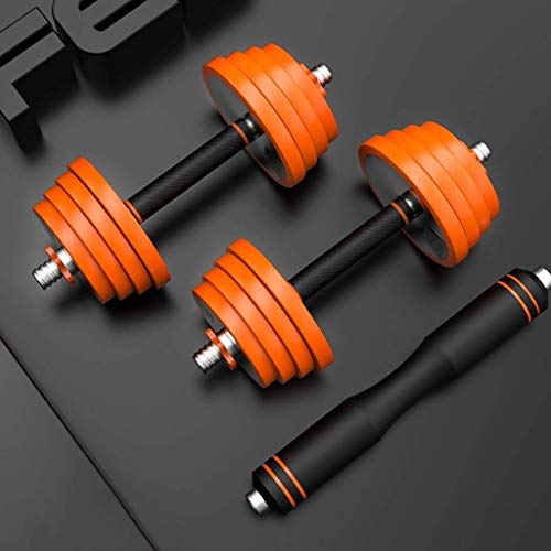 Halter Dumbbells Barbell Lifting 20KG Een paar verstelbare dumbbell gewichtsset Home Gym Barbell Plates Spier Body… - Afbeelding 3