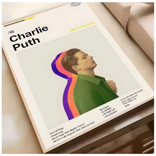 Photos Charlie Puth images décoration murale affiche chanteur pour bar et salon