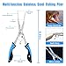 JOYOUSLIFE 5pc Fishing Tool Kits - Fishing Pliers, Fillet Knife with Sheath, Stainless Steel Fish Lip Gripper, Fishing Hook Remover and Big Horse Fishing Scissor Line Cutter