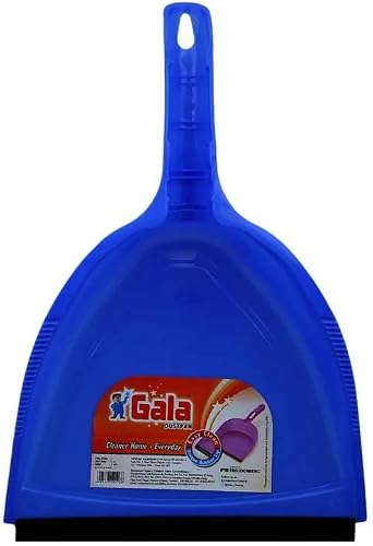 Multipurpose Cleaning Dust Pan Heavy Duty Unbreakable Virgin Plastic Big Dust Pan for Home and Office with Long Handle