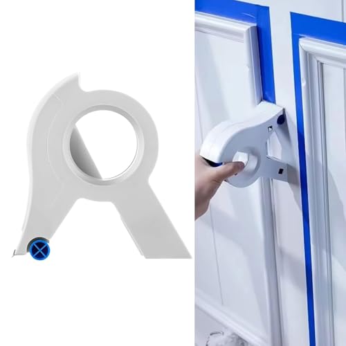 JDCMEI Aplicador de Cinta de Pintor, Dispensador de Cinta de Pintores, Aplicador de Cinta Adhesiva Portátil, Aplicador de Cinta de Enmascarar para Molduras, Suelos, Ventanas y Marcos de Puertas