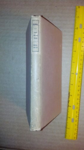 Pawns,: Four poetic plays, B000863KJO Book Cover