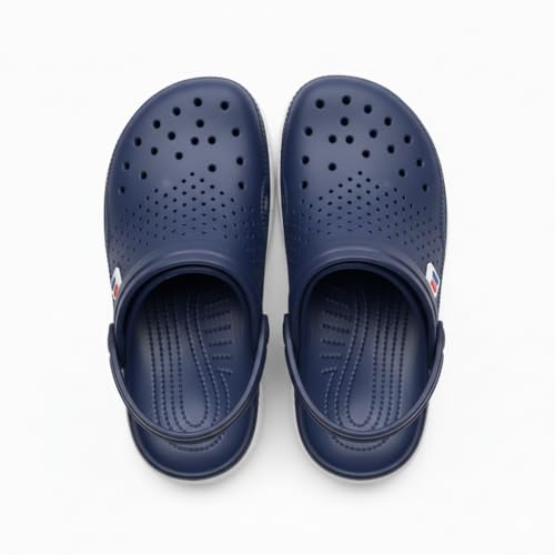 Image of Men Clogs Quick Dry Mesh Walking Clogs Lightweight EVA Arch Support Slip On Mules - Waterproof Anti Skid Outdoor Indoor Beach Pool Sandals