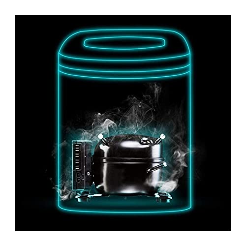 Máquina fabricadora de hielo de sobremesa, auto limpiante, 10-15 kg/24 h, 9 cubos en 7-9 minutos, portátil y compacta, acero inoxidable, ideal para hogar/cocina/oficina/bar, color plateado miniatura 6