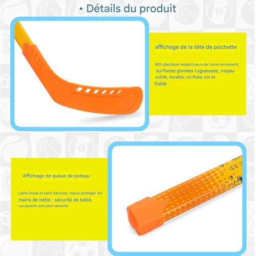 Ensemble de de sur glace portables et kit de hockey Teksome - 6