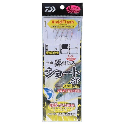 ダイワ(DAIWA) 快適落とし込み仕掛けSS LBG 剛鋭イサキ4本ショート 11-14-14