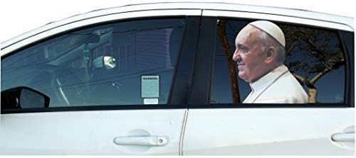 Aahs Pope Francis Decals Car Stickers Funny Left Window Peel Off Political