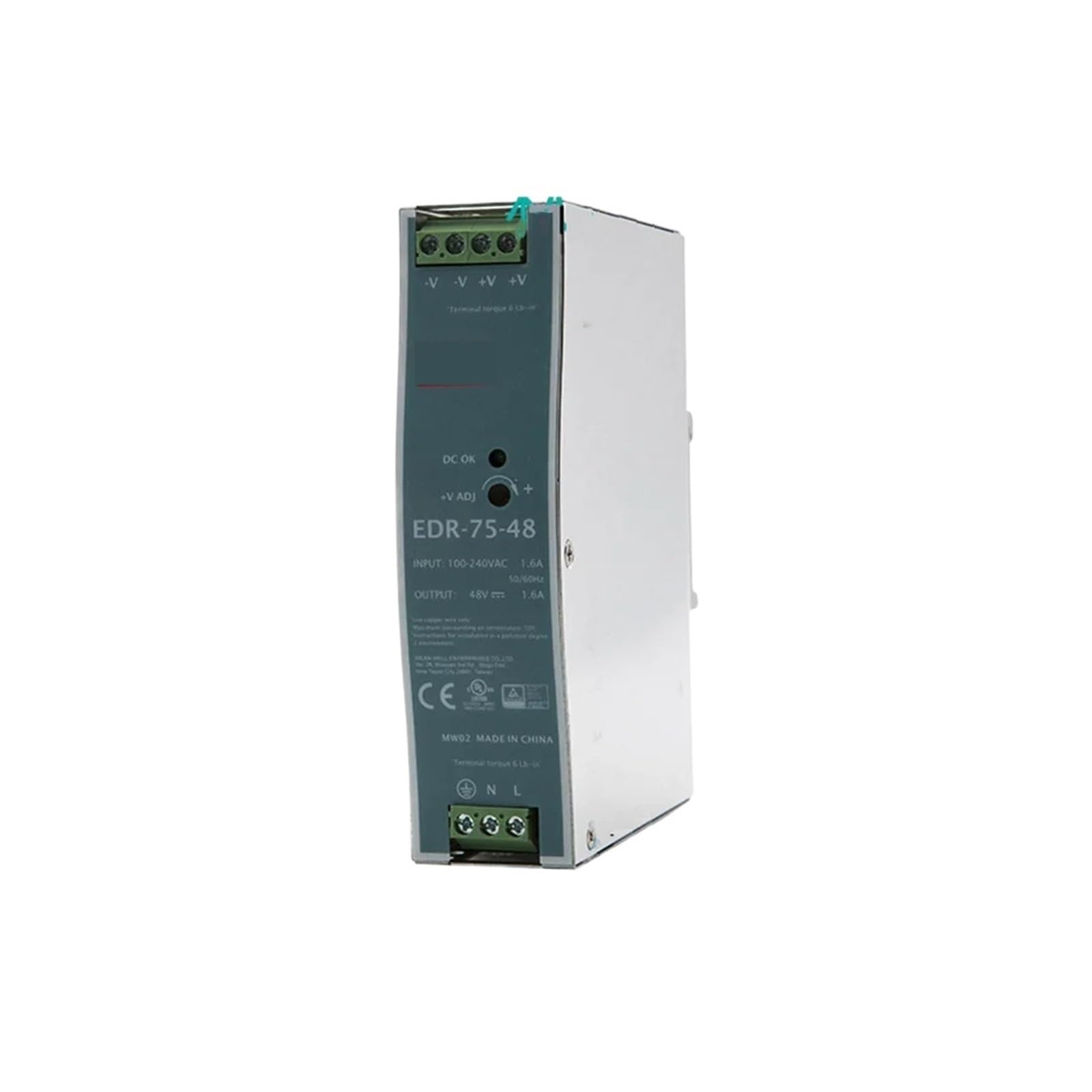IPNDKBFL EDR-75-24 75W 24V Single Output Switching Power Supply EDR-75