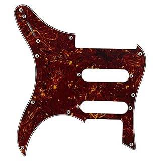 Pour Yamaha Pacifica 112V Pickguard de rechange pour guitare (4 plis, rouge tortue) - Les Beatles, Paul McCartney, John Lennon, RIngo Starr, George Harrison