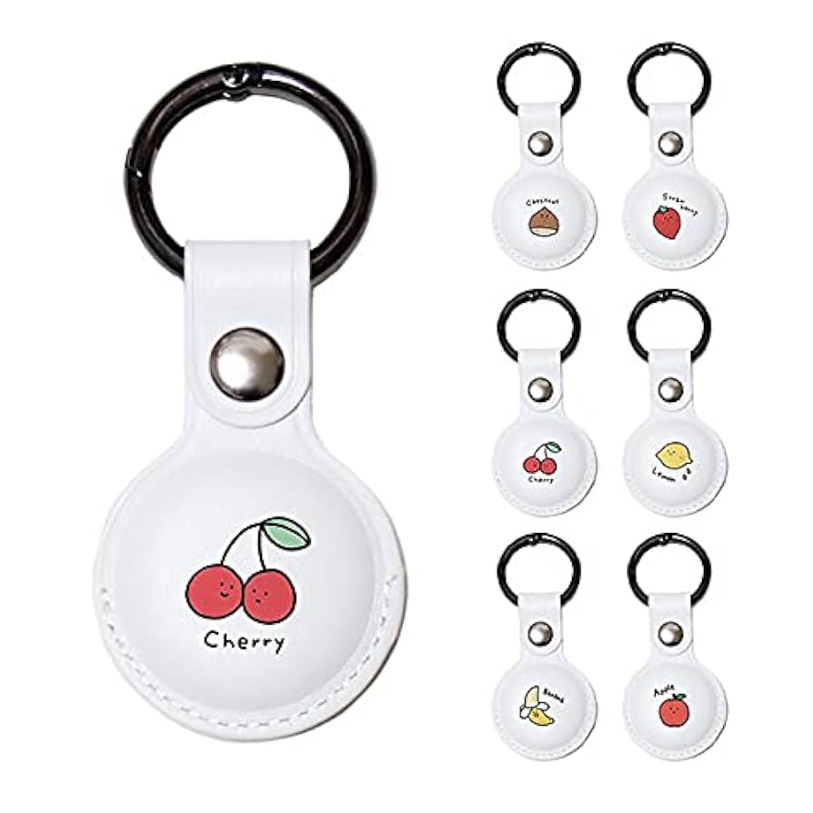 エアタグ 保護カバー カラビナ付 キーホルダー AirTag ケース airtag ケース 4個 保護ケース カバー エアタグ Apple PUレザー