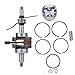 Price comparison product image Crankshaft Piston Ring,Set Piston Rings,Fit for Honda GX35 Engine Spare Parts