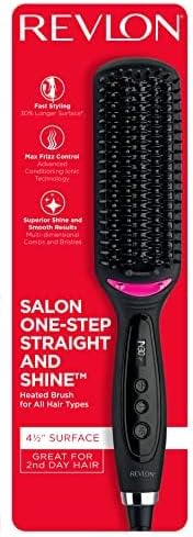 Revlon Hair Straightening Brush packaging