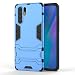 Produktbild Huawei P30 pro Hülle, MHHQ Hybrid 2in1 TPU+PC Schutzhülle Rugged Armor Case Cover Dual Layer Bumper Backcover mit Ständer für Huawei P30 pro -Light Blue
