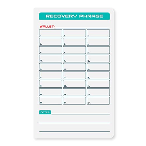 SHIELDFOLIO Stonebook World's Most Secure Crypto Password Notebook | Seed Phrase and Private Key Cold Storage method | Premium Water-Resistant Paper | 5.5" x 3.5" | Pack of 2 by SHIELDFOLIO - Image 4