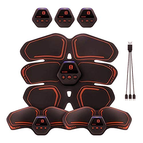 Equipamento Sem Fio Do Exercício Do Poder Do Braço Do Abs Do USB Do Estimulador Abdominal Elétrico