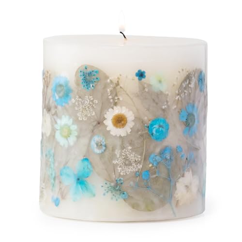 Spring Candle Ring Spring Wreath Spring Centerpiece Blue - Etsy