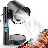 Portable Range Hood - Adjustable Height & Rotating Vent, 3-Speed Desktop Kitchen Exhaust Fan with Large Oil Cup & Low Noise, Detachable Filter Portable Exhaust Fan for BBQ, RV, Apartments, Dorm