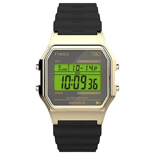Timex Reloj Digital para Hombres de Cuarzo con Correa en Plástico TW2V41000