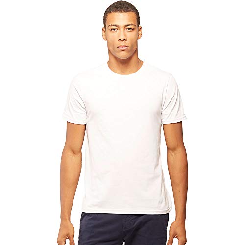 Kit 3 Camiseta Gola C Masculina,Branco,basicamente.,M
