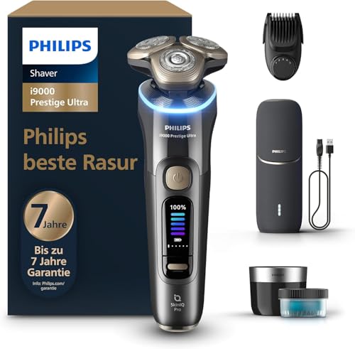 Image of Philips World's No.1 Electric Shaver for Man|AI-powered|Hydro SkinGlide Flex Heads + Precision Trimmer|Triple Lift & Cut |100% Waterproof|3 min Quick Charge| 5 Smart Controls | 7yr Warranty | X9402 /46