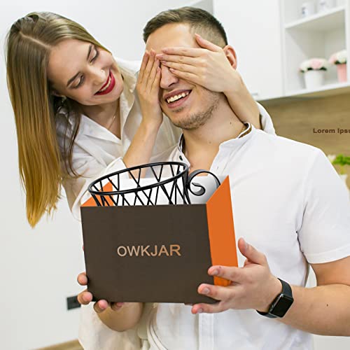 Owkjar K Cup Holder, Farmhouse Coffee Pod Holder With Wooden Base, Coffee Bar Accessories, Large Capacity Kitchen Coffee Bar Organizer For Countertop, Coffee Bar Decor #TOP5