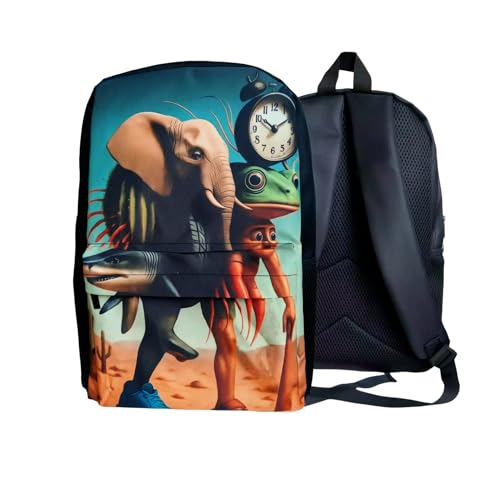 Brainrot Backpack – Quirky Graphic Bag, Italian Style Meme Travel Companion
