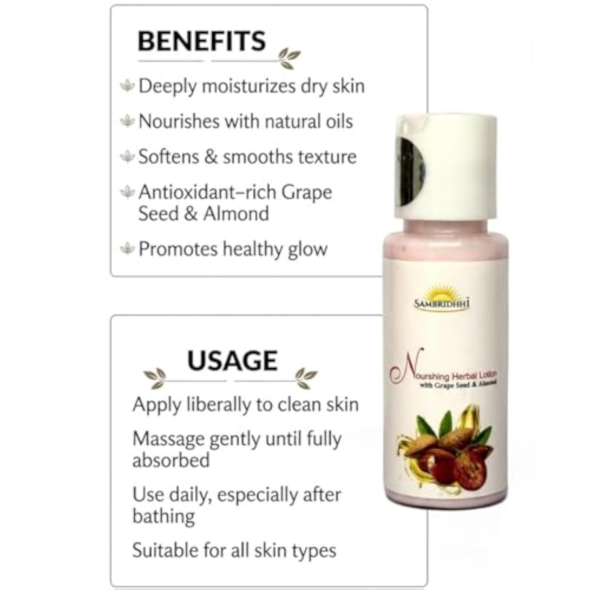 Nourishing Herbal Lotion, Skin Hydration
