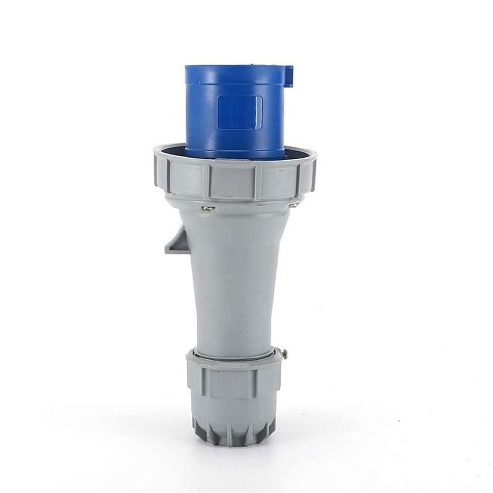 Conector Industrial Impermeable IEC60309 de 3 Pines, 125 A, 250 V, 2P+E, IP67