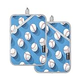 【Lot de 2 polyvalents pour un usage quotidien】Chaque lot comprend 2 maniques carrées (17,8 x 24,9 cm), parfaites pour une utilisation comme tapis de four, tapis de table, gants de micro-ondes ou pinces de barbecue. Idéal pour les cuisines, les tables à manger, les barbecues en plein air, etc