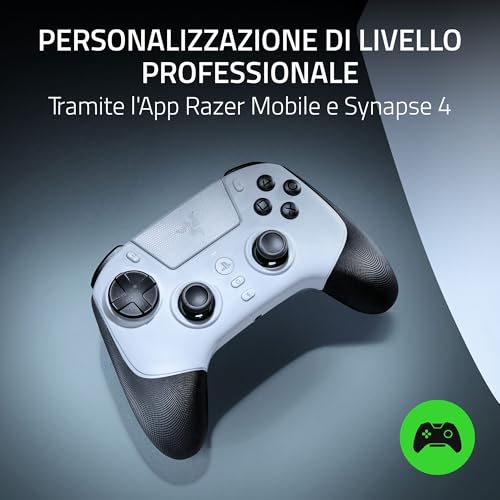 Raiju V3 Pro - Controller wireless per e-sport per PlayStation 5 e PC - 4 pulsanti rimovibili e 2 bumper con impugnatura a artiglio - Stick analogici TMR - Pro HyperTrigger | Bianco - Controller - Immagine 7