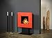 Produktbild muenkel design Square fire 75 [quadratischer Bioethanol Standkamin]: Rot
