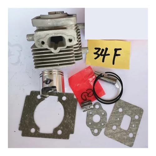 Cylindre piston 34mm pour débroussailleuse CG260 1E34F