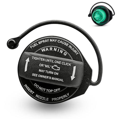 KoiLuvGo Car Fuel Tank Cap Fuel Filler Cap Replacement Parts 5C0201550T 5Q0201550L 2.44 Tight Fitting Sealing Leak-Proof Protector Compatible with Volkswagen Audi