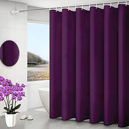 Rideau de douche violet imperméable 220x180 épais séparation de bain