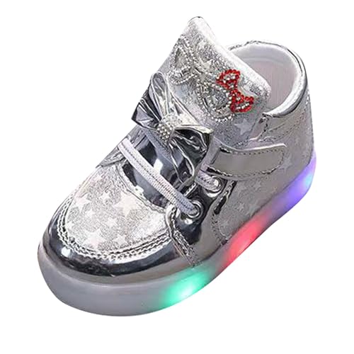 Toddler Girls Sequin Boots Baby Cute Glitter Bowknow Shoes Flat Wide High Top Sneakers Slip On Casual Trainers
