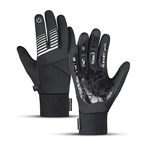 KynciLOR Thermal Gloves Winter Gloves for Men Women Anti-Slip Waterproof Touchscreen Running Gloves for Driving Cycling Hiking Skiing Sport Cover