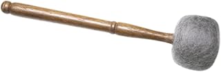 DYNWAVE Sound Bowl Mallet Knock Rod Multiuse Musical Instrument Bowl Sticks Manual Chanting Tool for Temple Buddhist Family Members, Gray