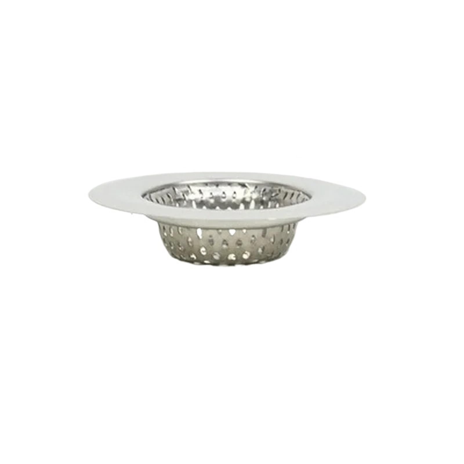 Stainless Steel Sink Filter Screen Kitchen Supplies Sewer Anti-clogging Drainage Port Floor Drain for Kitchen(Size1)