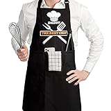 Funny Aprons For Men With Pockets, Mens Apron, Birthday Gifts For Men, Dad, Husband, Boyfriend,...