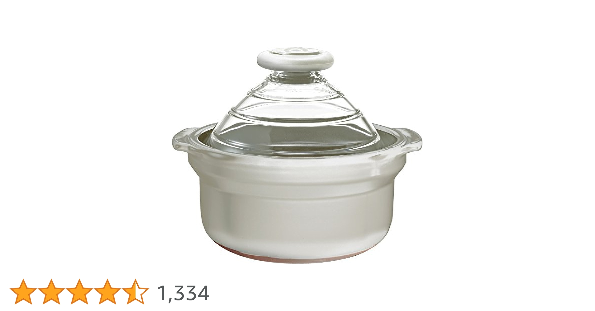 フタがガラスのご飯釜3合　HARIOハリオ炊飯土鍋 fk49348384.jpg