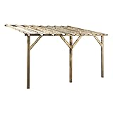 Forest Style Tonnelle en Bois 251 x 300 x 400 cm Etreta 12 m² - Cerland